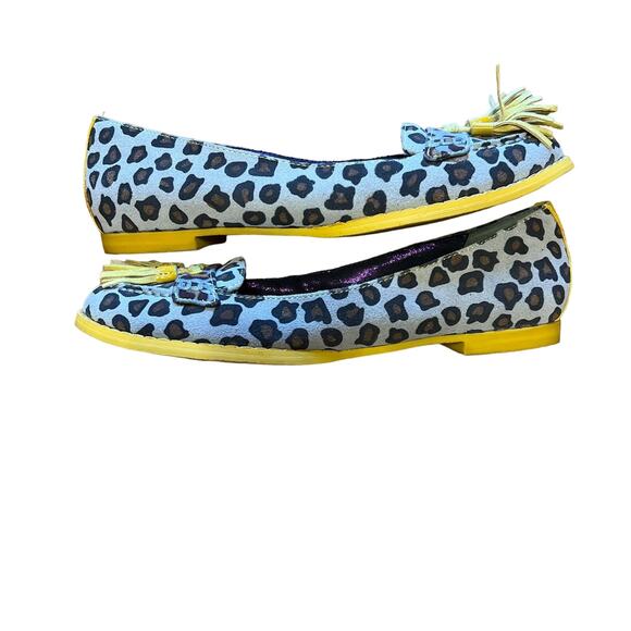 Poetic License Leopard Print Flats with Yellow Accents - Picture 5 of 8
